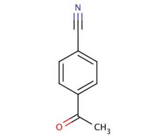 4-Acetylbenzonitrile (CAS 1443-80-7) - chemical structure image