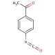 4-Acetylphenyl isocyanate (CAS 49647-20-3) - chemical structure image