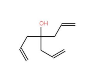 4-Allyl-1,6-heptadien-4-ol (CAS 10202-75-2) - chemical structure image