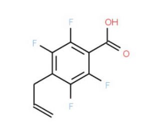 4-Allyl-2,3,5,6-tetrafluorobenzoic acid (CAS 79538-02-6) - chemical structure image