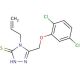 4-Allyl-5-[(2,5-dichlorophenoxy)methyl]-4H-1,2,4-triazole-3-thiol - chemical structure image
