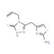 4-allyl-5-[(2-amino-1,3-thiazol-4-yl)methyl]-2,4-dihydro-3H-1,2,4-triazole-3-thione - chemical structure image