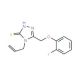 4-allyl-5-[(2-fluorophenoxy)methyl]-4H-1,2,4-triazole-3-thiol - chemical structure image