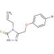 4-Allyl-5-[(4-bromophenoxy)methyl]-4H-1,2,4-triazole-3-thiol - chemical structure image