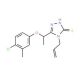 4-Allyl-5-[1-(4-chloro-3-methylphenoxy)ethyl]-4H-1,2,4-triazole-3-thiol - chemical structure image