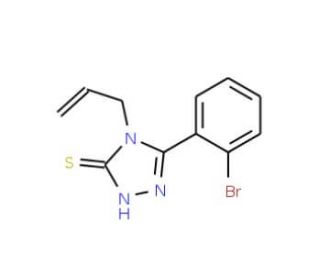 4-Allyl-5-(2-bromo-phenyl)-2,4-dihydro-[1,2,4]triazole-3-thione - chemical structure image