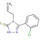 4-Allyl-5-(2-chlorophenyl)-4H-1,2,4-triazole-3-thiol - chemical structure image