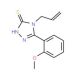 4-allyl-5-(2-methoxyphenyl)-4H-1,2,4-triazole-3-thiol (CAS 23195-30-4) - chemical structure image
