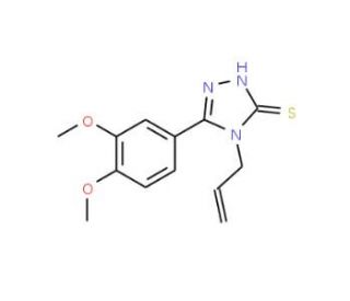 4-Allyl-5-(3,4-dimethoxyphenyl)-4H-1,2,4-triazole-3-thiol - chemical structure image