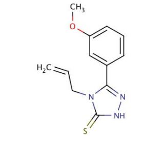 4-Allyl-5-(3-methoxyphenyl)-4H-1,2,4-triazole-3-thiol - chemical structure image