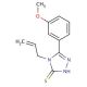 4-Allyl-5-(3-methoxyphenyl)-4H-1,2,4-triazole-3-thiol - chemical structure image