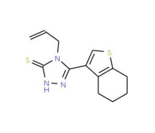 4-Allyl-5-(4,5,6,7-tetrahydro-1-benzothien-3-yl)-4H-1,2,4-triazole-3-thiol - chemical structure image