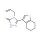 4-Allyl-5-(4,5,6,7-tetrahydro-1-benzothien-3-yl)-4H-1,2,4-triazole-3-thiol - chemical structure image