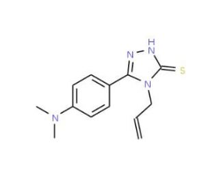 4-Allyl-5-[4-(dimethylamino)phenyl]-4H-1,2,4-triazole-3-thiol (CAS 724749-10-4) - chemical structure image