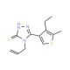 4-Allyl-5-(4-ethyl-5-methylthien-3-yl)-4H-1,2,4-triazole-3-thiol - chemical structure image