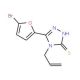 4-Allyl-5-(5-bromo-2-furyl)-4H-1,2,4-triazole-3-thiol - chemical structure image
