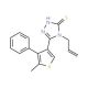 4-Allyl-5-(5-methyl-4-phenylthien-3-yl)-4H-1,2,4-triazole-3-thiol - chemical structure image
