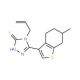 4-Allyl-5-(6-methyl-4,5,6,7-tetrahydro-1-benzothien-3-yl)-4H-1,2,4-triazole-3-thiol - chemical structure image