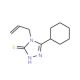 4-Allyl-5-cyclohexyl-4H-1,2,4-triazole-3-thiol (CAS 590376-61-7) - chemical structure image