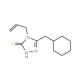 4-Allyl-5-(cyclohexylmethyl)-4H-1,2,4-triazole-3-thiol - chemical structure image