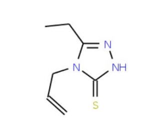 4-Allyl-5-ethyl-4H-1,2,4-triazole-3-thiol - chemical structure image