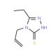 4-Allyl-5-ethyl-4H-1,2,4-triazole-3-thiol - chemical structure image
