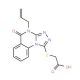 [(4-allyl-5-oxo-4,5-dihydro[1,2,4]triazolo[4,3-a]quinazolin-1-yl)thio]acetic acid - chemical structure image