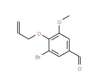 4-(Allyloxy)-3-bromo-5-methoxybenzaldehyde - chemical structure image