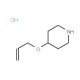 4-(Allyloxy)piperidine hydrochloride (CAS 956324-63-3) - chemical structure image