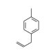 4-Allyltoluene (CAS 3333-13-9) - chemical structure image