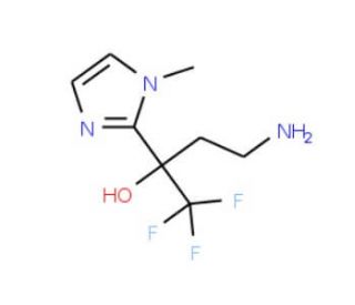 4-amino-1,1,1-trifluoro-2-(1-methyl-1H-imidazol-2-yl)butan-2-ol - chemical structure image