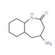 4-Amino-1,2,4,5-tetrahydrobenzo[b]azepin-2-one (CAS 887578-14-5) - chemical structure image