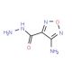 4-amino-1,2,5-oxadiazole-3-carbohydrazide - chemical structure image