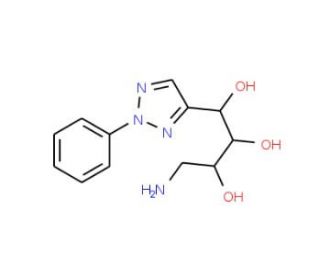 4-amino-1-(2-phenyl-2H-1,2,3-triazol-4-yl)butane-1,2,3-triol - chemical structure image