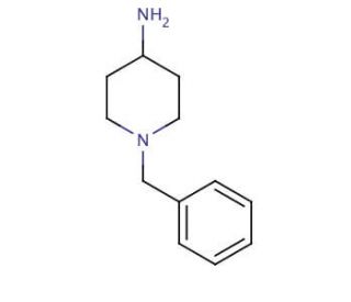 4-Amino-1-benzylpiperidine (CAS 50541-93-0) - chemical structure image
