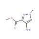 4-Amino-1-methyl-1H-pyrazole-3-carboxylic acid methyl ester - chemical structure image