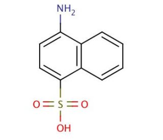 4-Amino-1-naphthalenesulfonic acid (CAS 84-86-6) - chemical structure image