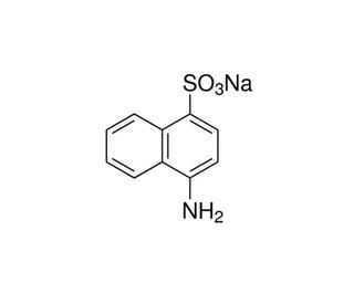 4-Amino-1-naphthalenesulfonic acid sodium salt (CAS 123333-48-2) - chemical structure image