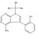 4-Amino-1-tert-butyl-3-(2-hydroxyphenyl)-1H-pyrazolo[3,4-d]pyrimidine (CAS 1027572-46-8) - chemical structure image