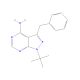 4-Amino-1-tert-butyl-3-(3-benzyl)pyrazolo[3,4-d]pyrimidine (CAS 186895-85-2) - chemical structure image