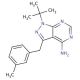 4-Amino-1-tert-butyl-3-(3-methylbenzyl)pyrazolo[3,4-d]pyrimidine (CAS 956025-83-5) - chemical structure image