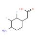 4-Amino-2,3-difluorobenzoacetic acid (CAS 835912-66-8) - chemical structure image