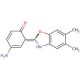 4-Amino-2-(5,6-dimethyl-benzooxazol-2-yl)-phenol (CAS 292058-24-3) - chemical structure image