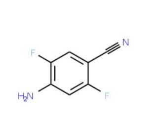 4-Amino-2,5-difluorobenzonitrile (CAS 112279-61-5) - chemical structure image