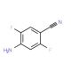 4-Amino-2,5-difluorobenzonitrile (CAS 112279-61-5) - chemical structure image
