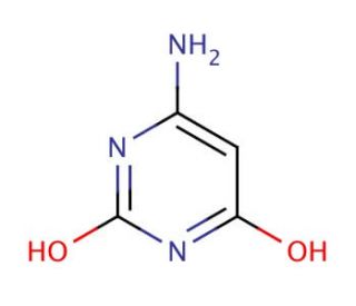 4-amino-2,6-dihydroxypyrimidine (CAS 873-83-6) - chemical structure image