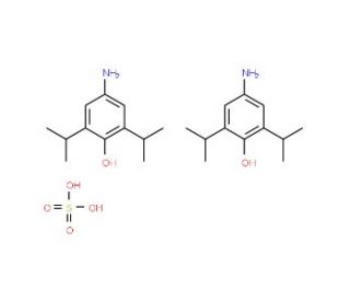 4-Amino-2,6-diisopropyl-phenolsulfate salt - chemical structure image