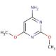 4-Amino-2,6-dimethoxypyrimidine (CAS 3289-50-7) - chemical structure image