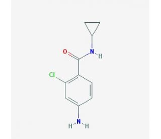 4-amino-2-chloro-N-cyclopropylbenzamide - chemical structure image