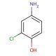 4-Amino-2-chlorophenol (CAS 3964-52-1) - chemical structure image